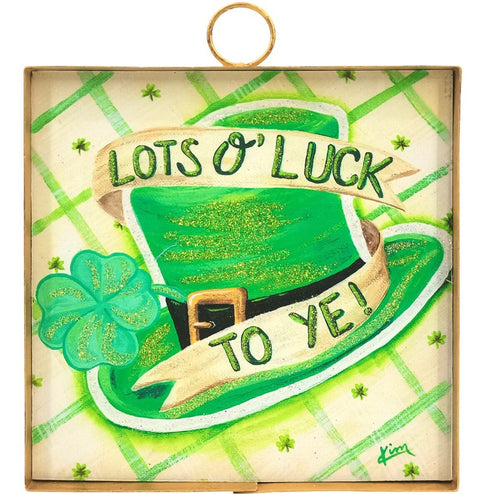 Mini Art Lots O' Luck Print Charm