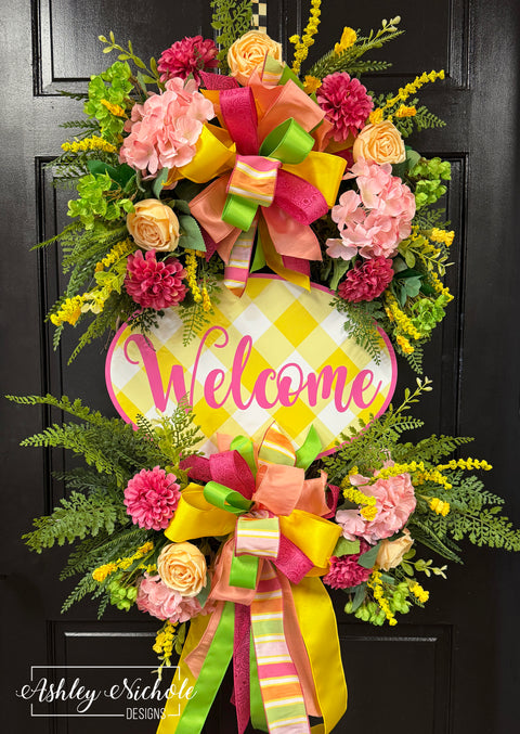 Welcome Spring Wreath