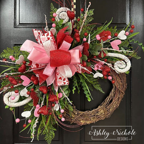 Will You Be My Valentine Wreath