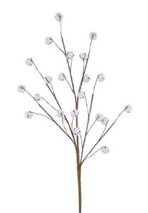 26" Jingle Bell Spray - White