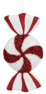 11" x 5.5" Striped Peppermint Candy Ornament