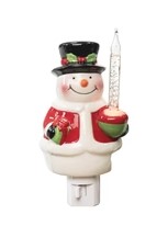 Snowman Bubble Light