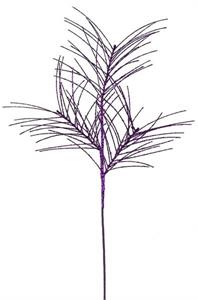 31" Glittered Pine Spray - Purple