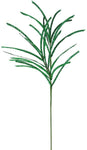 31" Glittered Paper Grass Spray - Emerald Green