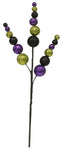 19" Glitter Ball Spray - Purple/Black/Green