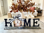 "HOME" Gallery Display Table Piece