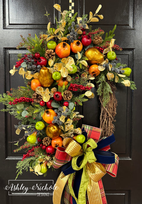 Yuletide Orchard Christmas Wreath
