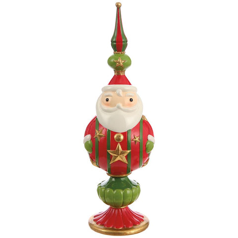 13" Santa - Red/Green