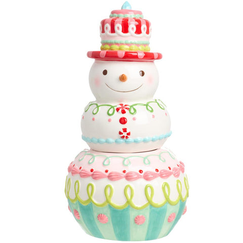 13.5" Snowman Candy Jar - Mixed