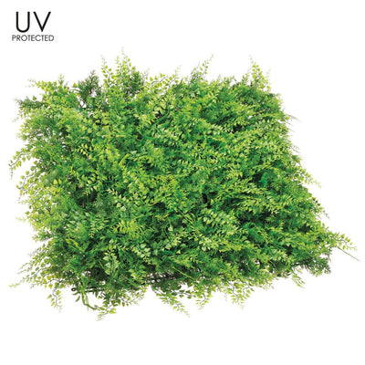 19.6" x 19.6" Fern Mat - UV Protected - Green