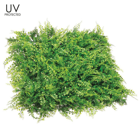 19.6" x 19.6" Fern Mat - UV Protected - Green