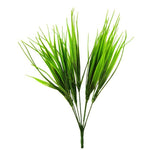 Short Green Straight Grass Stem - x7