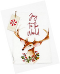 Joy to the World Tea Towel - Reindeer