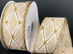 Diamond Mesh Wired Ribbon - 1.5" x 10yds