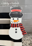 Rustic Snowman - Christmas Mini Piece (Magnet/Velcro)