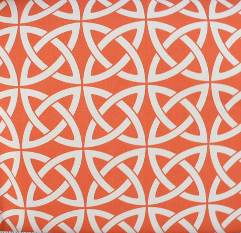 Outdoor Pillow - Linked In Orange