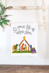 19" x 28" Cotton Tea Towel - Nativity