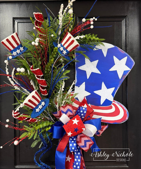 Hats Off to Freedom Celebration Wreath