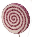 26" Glitter Lollipop on a Stick - Swirl