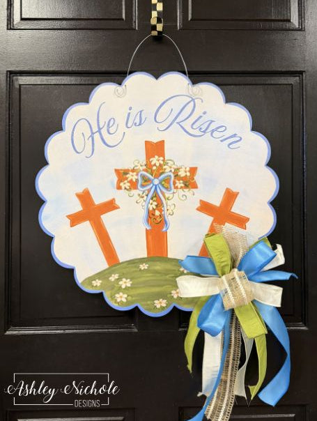 **He is Risen (UV PRINTED DOOR HANGER)**