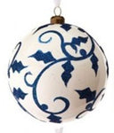 100mm Chinoiserie Ball Ornament - Vine