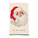 Winking Santa "Oh So Jolly" Hand Towel