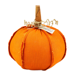 Orange Solid Woven Pumpkin Sitter - Medium