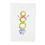 Snowman Topiary Hand Towel