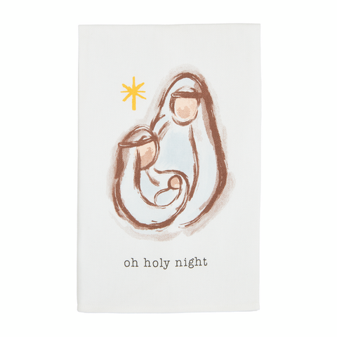 Holy Family "Oh Holy Night" Hand Towel