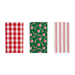 Peppermint Gingerbread House Towel - Set of 3