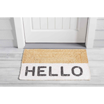 HELLO - Jute Door Mat