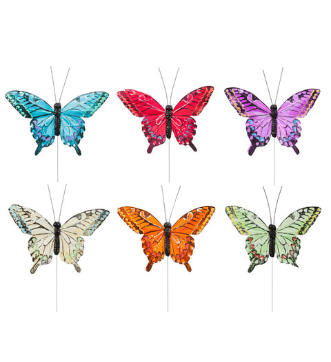 Monarch Butterfly Pick-Set of 6