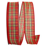 TRADITION PLAID VALUE Wired Edge - 1.5" - 50 YDS