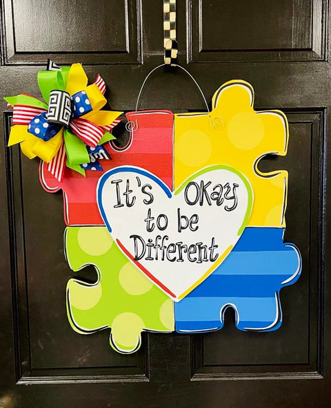 Autism Awareness Door Hanger