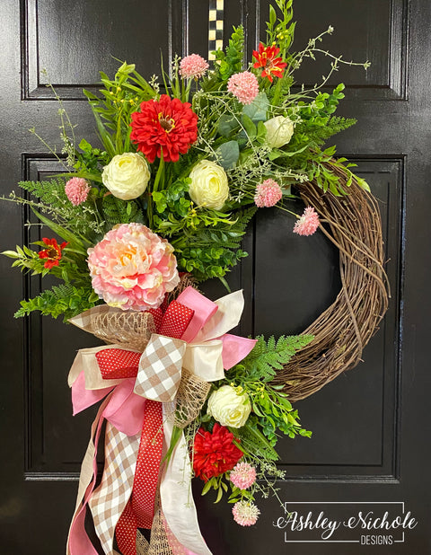 Blooming Escape Floral Wreath