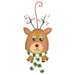 Reindeer Candy Cane Holder Ornament