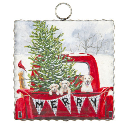 Mini Merry Mutts Print Charm Attachment