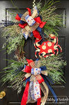 Crab Pot Oval Wreath