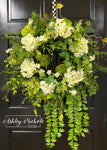 Cream Hydrangea Blossom Wreath