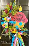 Cup Cake Birthday Wreath