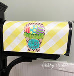 Easter Basket Magnetic Mailbox Cover