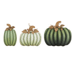 Classic Green Pumpkins-3 Sizes Metal Stake/Hanger/Easel