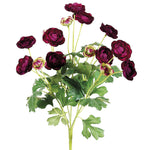 13" Mini Ranunculus Bush x 5 - Choice of 5 colors