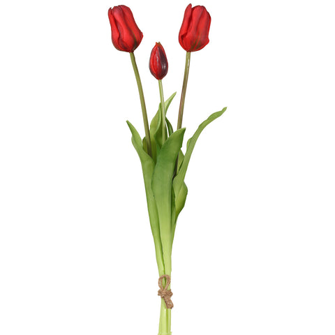 19.25" Tulip Bundle x3 - Red