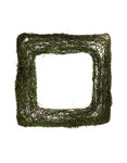 Moss Wreath Square Form - 15"