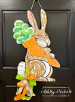 Garden Bunny Door Hanger