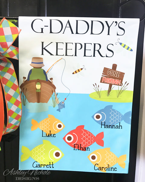 G-Daddy's Keepers - Vinyl Garden Flag