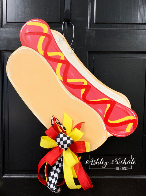 Hot Dog Door Hanger