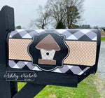 Birdhouse - Neutral Version - Magnetic Mailbox Cover