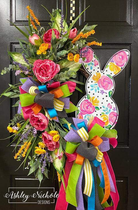 Artful Bunny Wreath